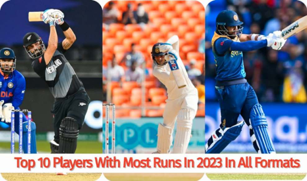 this blog describes about who scored most runs in 2023 in all formats cricket