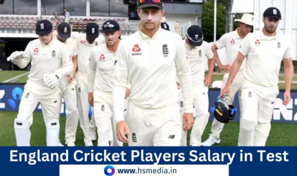 This is about how much does England cricket player earns.