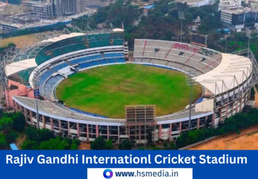 Brief overview of Rajiv Gandhi International cricket ground of India.