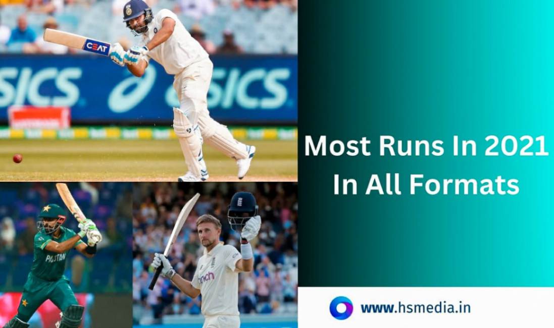 This article is about the players who made most runs in 2021 in all combined formats of cricket.