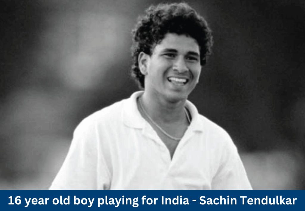 young era of Sachin tendulkar as indian cricketer.