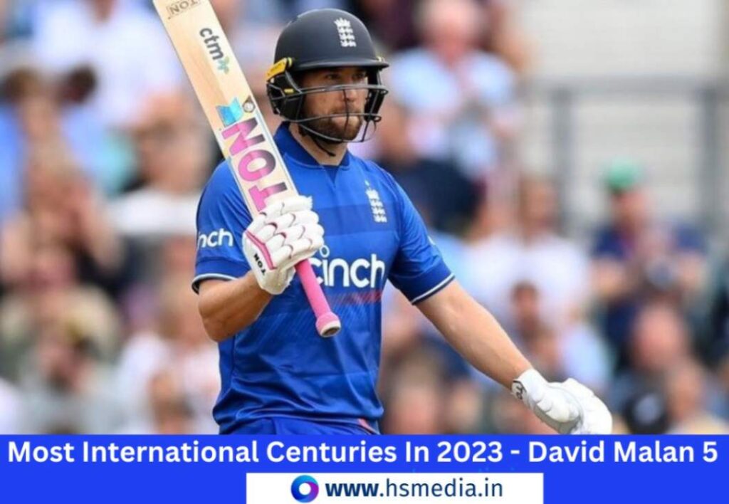 England's David Malan made in to the list of most 100s in 2023.