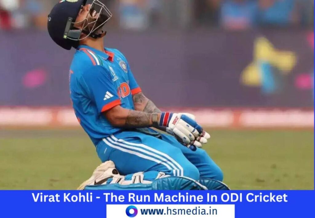 Virat Kohli the ODI cricket run machine.