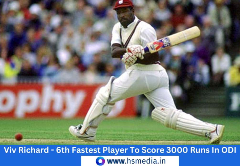 West Indies batter, Viv Richards in list of 3000 odi runs.