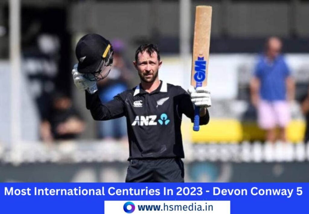 Devon conway has made most number of 100 in 2023.