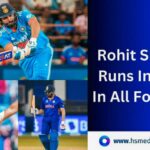It is about the total runs rohit sharma scored in 2023 in international cricket.