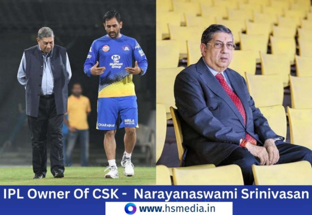 N.Srinivasan is the owner of Chennai Super Kings.