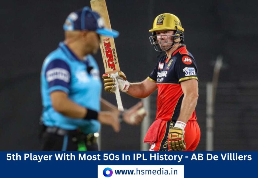 AB De villiers IPL fifties.