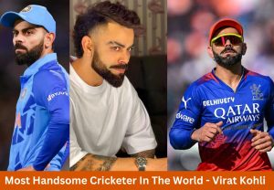Virat kohli looking like world's most handsome cricketer.