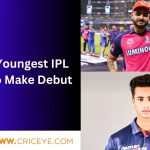 list of 10 Youngest ipl players who made their debut.