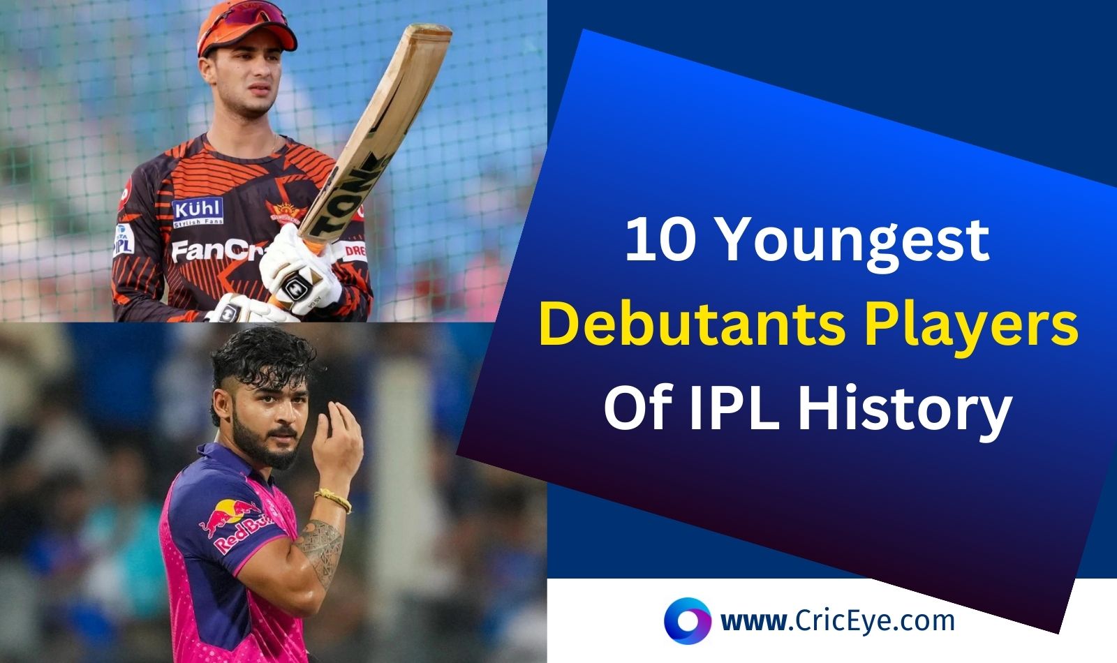 the 10 youngest cricketers to play IPL